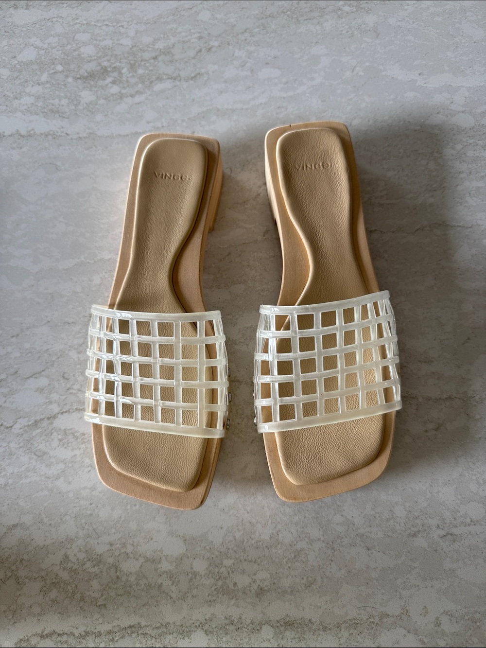 Vince Barbara Jelly Slide Sandals